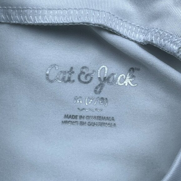 Cat and Jack Boys White long sleeve Raglan Medium (7-8) - Picture 3 of 5